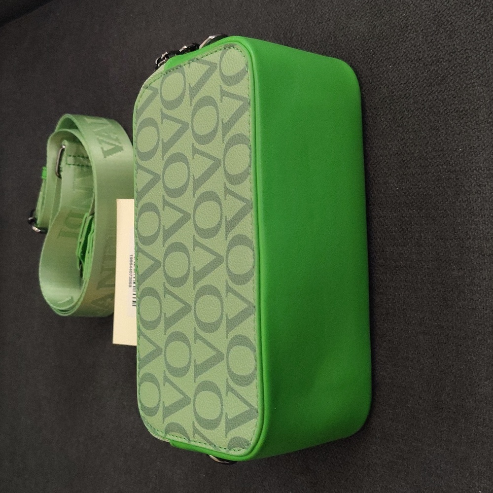 💚 Valentino Orlandi Crossbody Camera Bag in Green! New With Tags! - Picture 6 of 11
